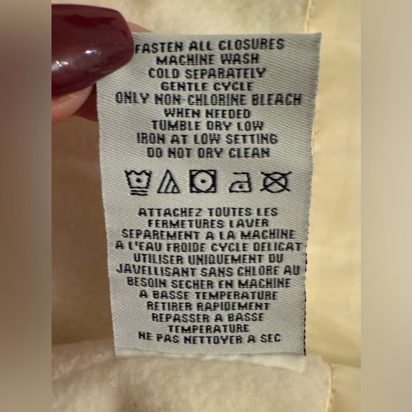 NWOT STEVE MADDEN Women's Cream Quilted Long Coat - Size XS - Picture 13 of 13